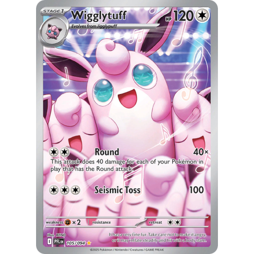 Wigglytuff Illustration Rare - Phantasmal Flames 105/094 (NM)